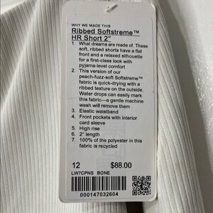 Lululemon Athletica bone color Shorts Lightweight Fit